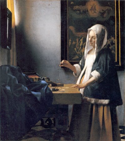 The Pearl Weigher by Jan Vermeer van Delft